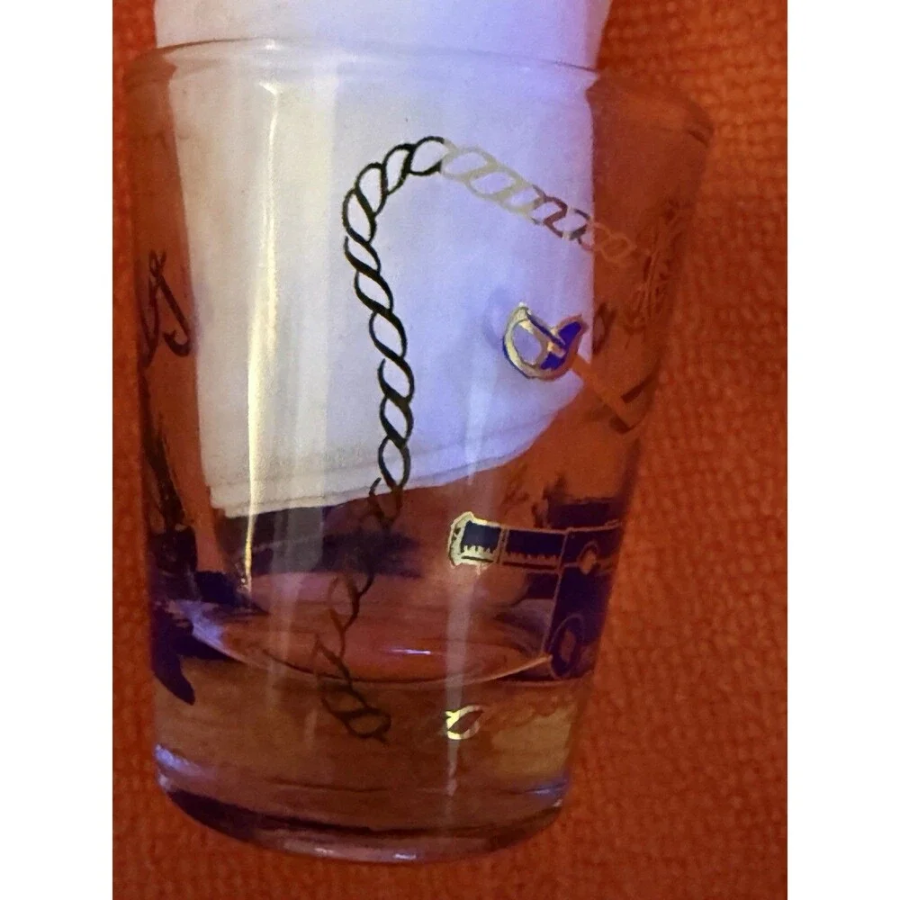 The Bounty Historic Sailing Ship Antique Standard Shot Glass Nautical Maritime